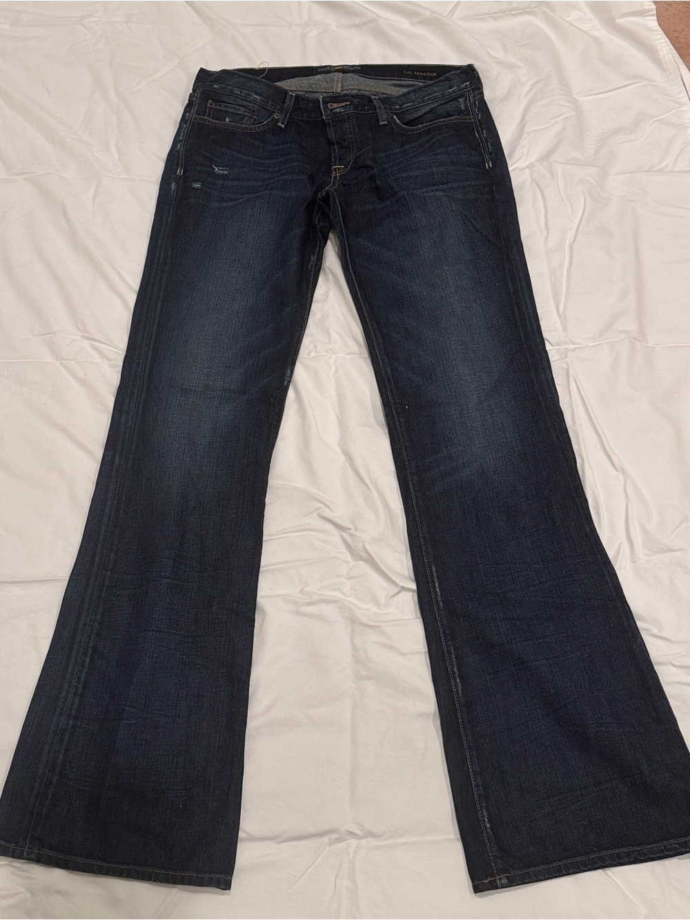 Vintage Lucky Brand Lil Maggie Women’s Dark Blue Denim Jeans